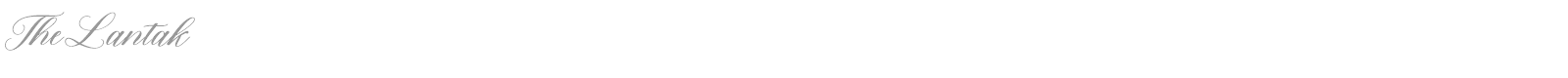 The Lantak font preview